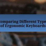 Comparing Different Types of Ergonomic Keyboards