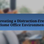 Creating a Distraction-Free Home Office Environment