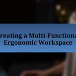 Creating a Multi-Functional Ergonomic Workspace