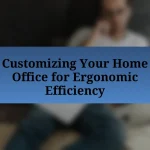 Customizing Your Home Office for Ergonomic Efficiency