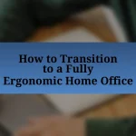 How to Transition to a Fully Ergonomic Home Office