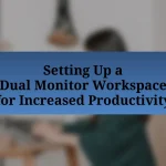 Setting Up a Dual Monitor Workspace for Increased Productivity