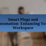 Smart Plugs and Automation: Enhancing Your Workspace