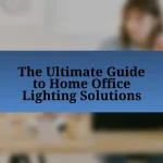 The Ultimate Guide to Home Office Lighting Solutions